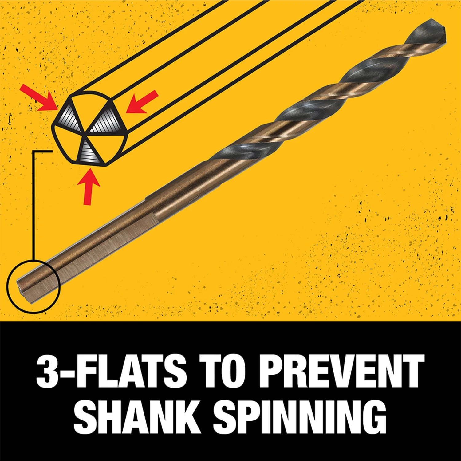 DEWALT 14 -Piece Assorted X Black And Gold Coated HSS Jobber Length Twist Drill Bit Set 5 DEWALT 14 -Piece Assorted X Black And Gold Coated HSS Jobber Length Twist Drill Bit Set - Image 5