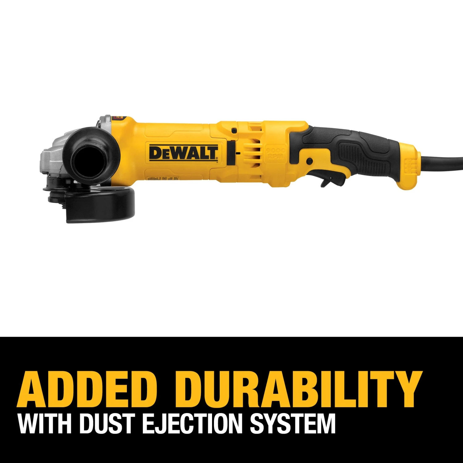 DEWALT 4.5-in 13-Amp Trigger Switch Angle Grinder 4 DEWALT 4.5-in 13-Amp Trigger Switch Angle Grinder - Image 4