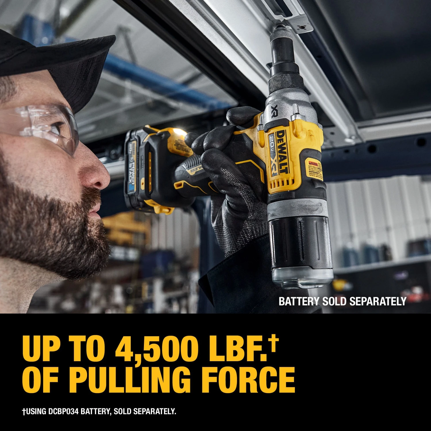 DEWALT 20V 1/4-In Rivet Tool (Bare) 3 DEWALT 20V 1/4-In Rivet Tool (Bare) - Image 3