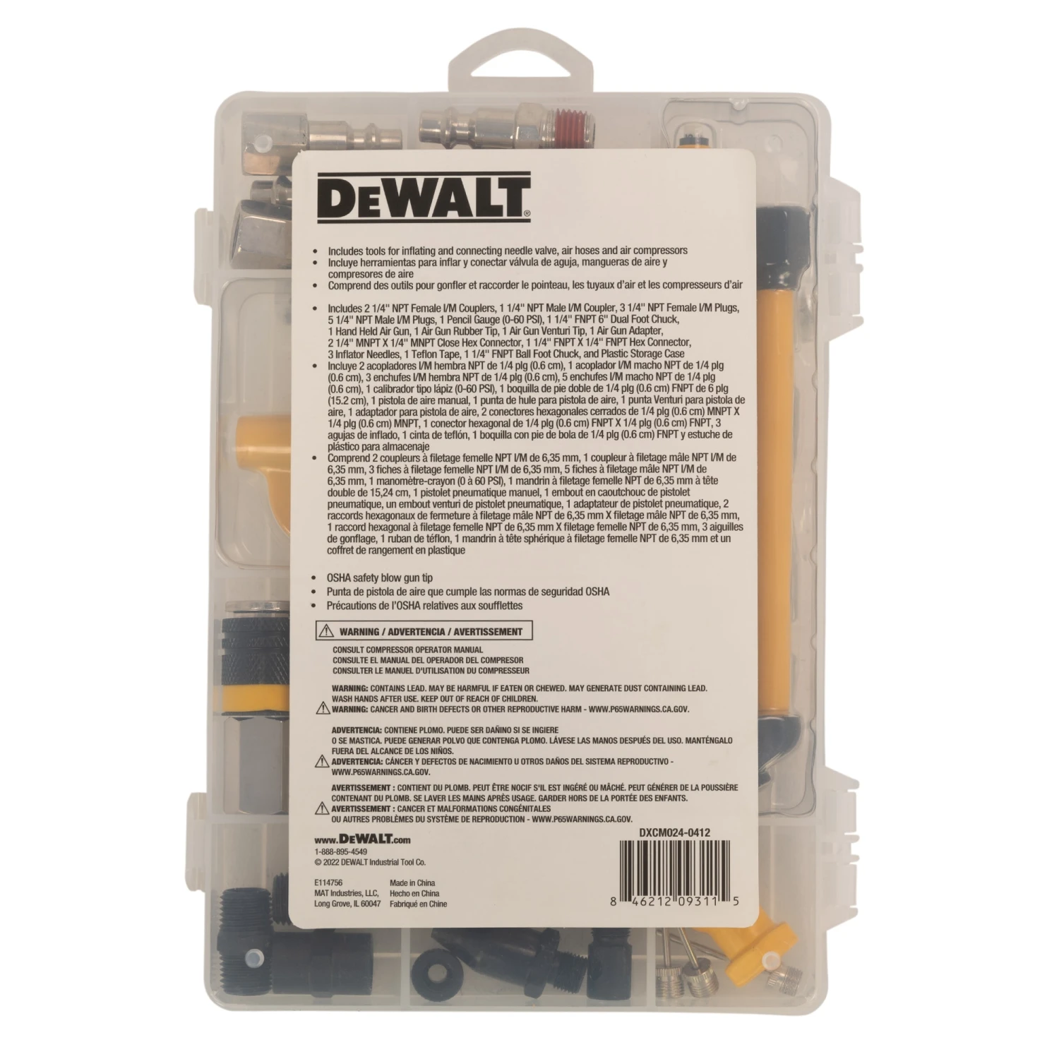 DEWALT 25 Pc Accessory Kit 2 DEWALT 25 Pc Accessory Kit - Image 2