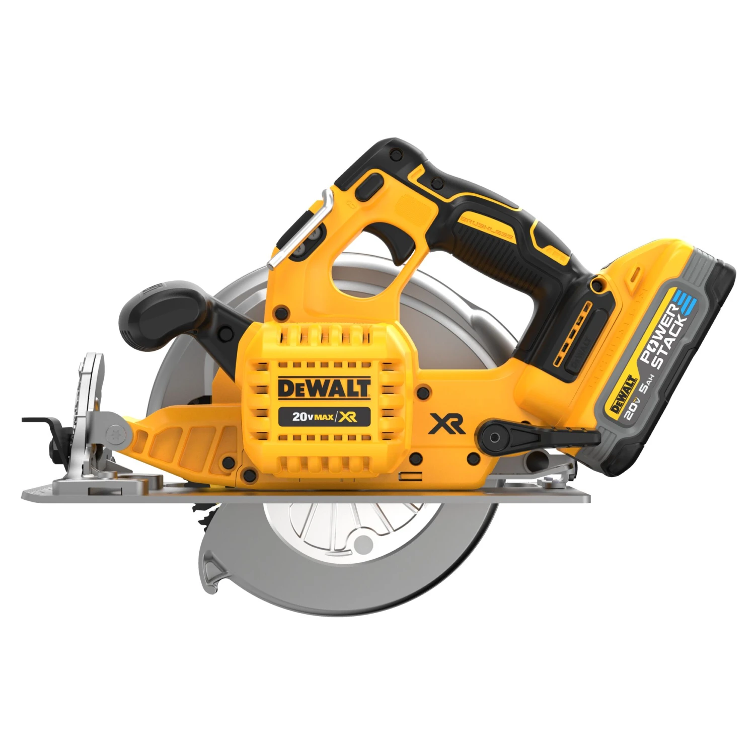 DEWALT XR 20-volt Max 7-1/4-in Brushless Cordless Circular Saw Kit (Battery Included And Charger Included) 12 DEWALT XR 20-volt Max 7-1/4-in Brushless Cordless Circular Saw Kit (Battery Included And Charger Included) - Image 12