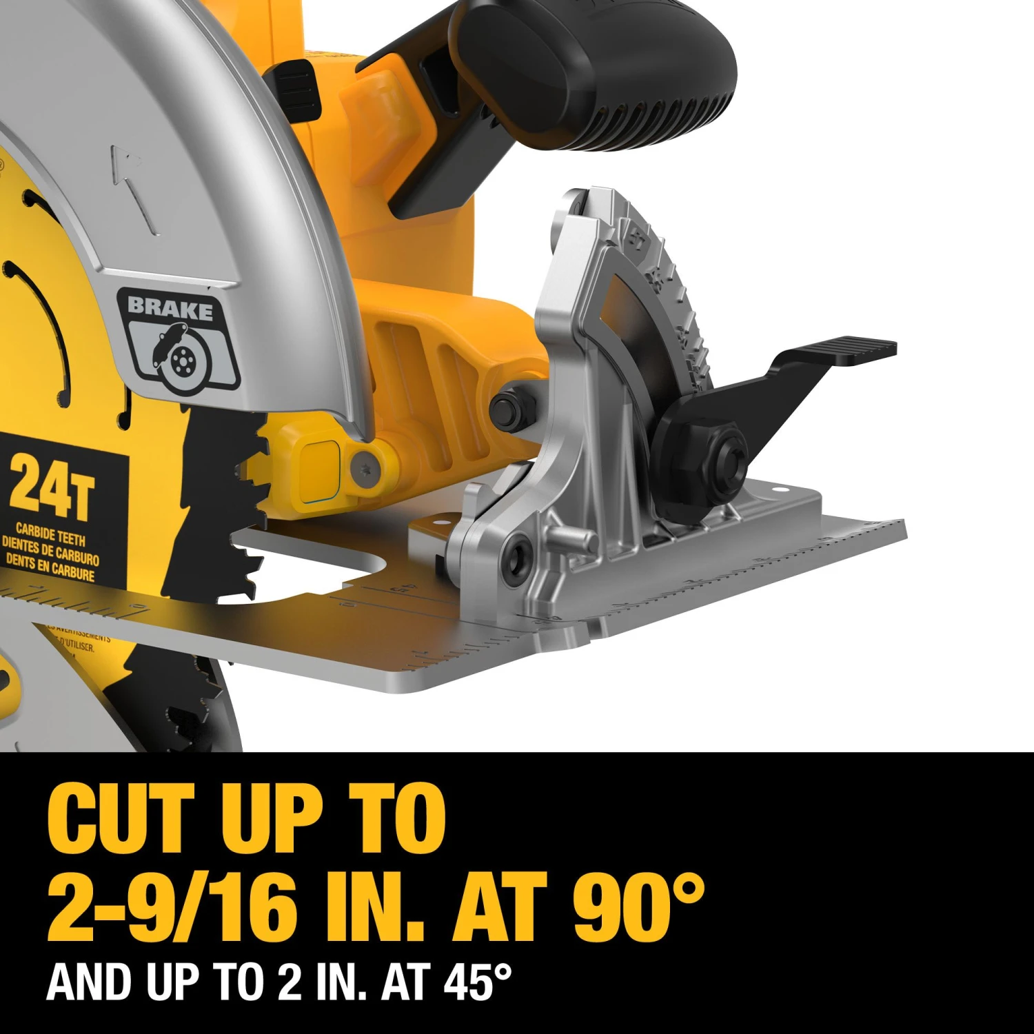 DEWALT XR 20-volt Max 7-1/4-in Brushless Cordless Circular Saw Kit (Battery Included And Charger Included) 5 DEWALT XR 20-volt Max 7-1/4-in Brushless Cordless Circular Saw Kit (Battery Included And Charger Included) - Image 5