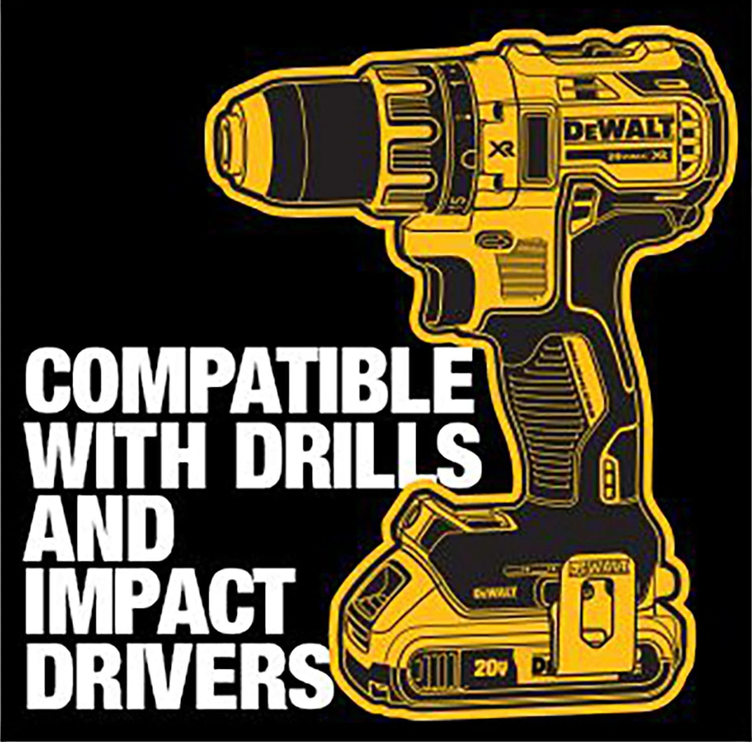 DEWALT 3/16-in X 12-in Black And Gold Coated HSS Aircraft Length Twist Drill Bit 6 DEWALT 3/16-in X 12-in Black And Gold Coated HSS Aircraft Length Twist Drill Bit - Image 6