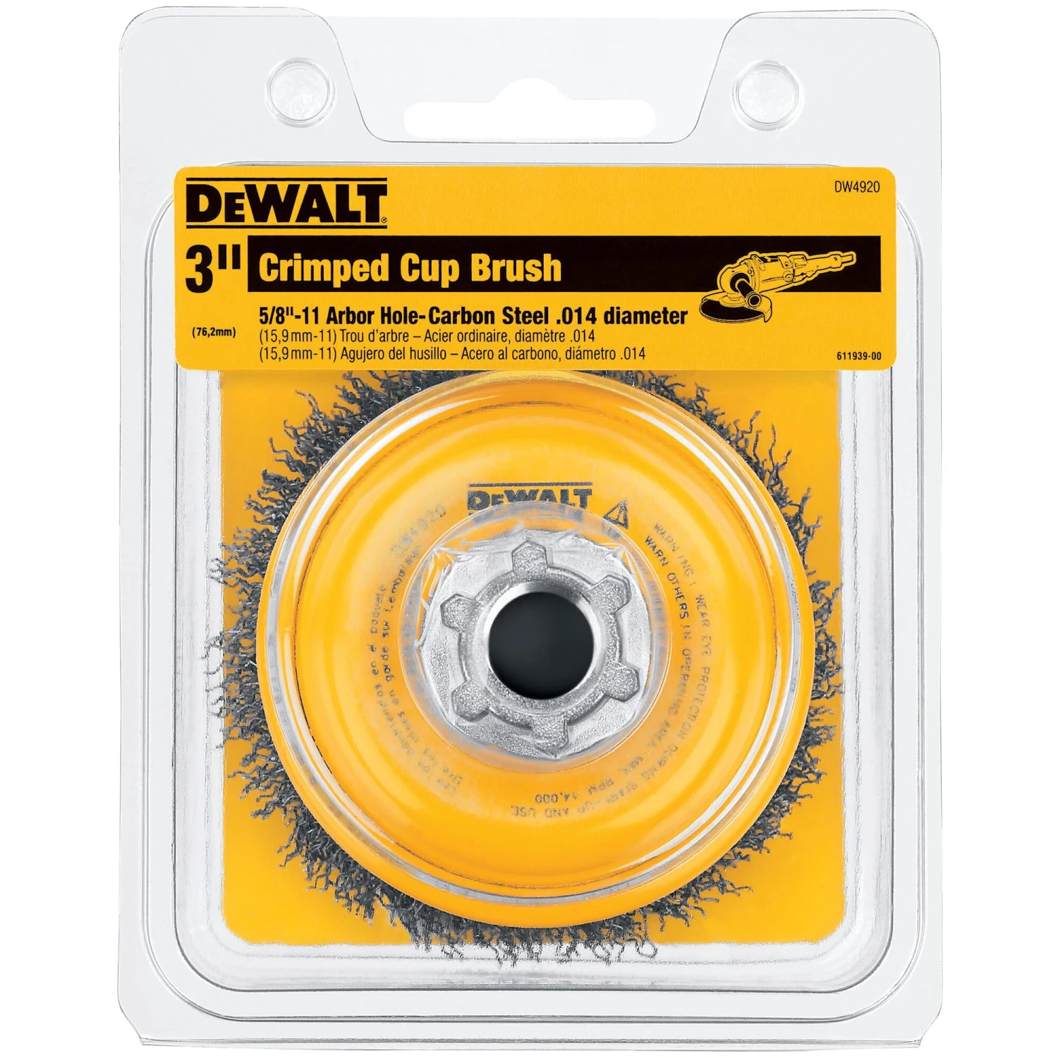 DEWALT 3.0-in Coarse Crimped Angle Grinder 4 DEWALT 3.0-in Coarse Crimped Angle Grinder -DeWALT 66099569