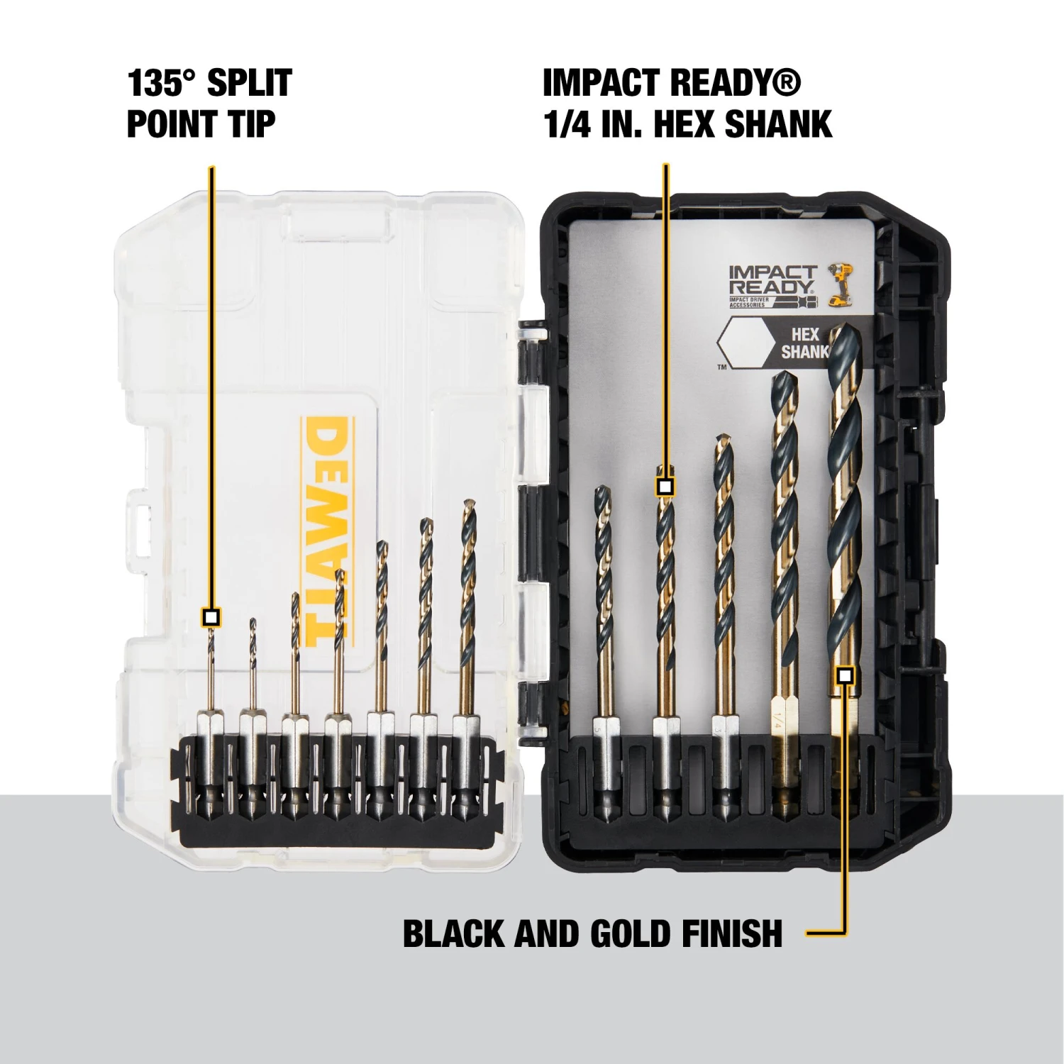 DEWALT 1/4-in X Impact Driver Bit Set 12 -Piece 4 DEWALT 1/4-in X Impact Driver Bit Set 12 -Piece -DeWALT 66894359