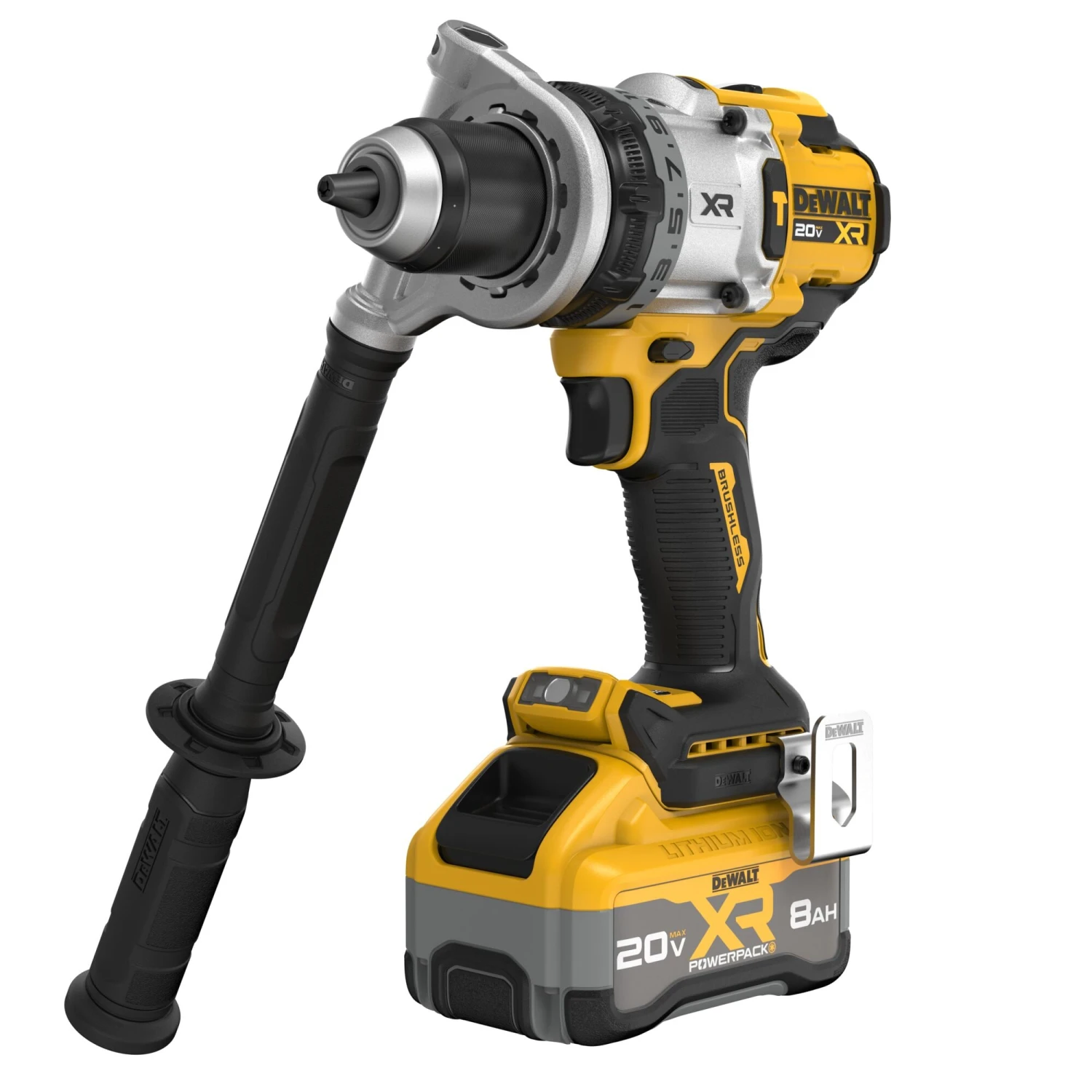 DEWALT XR 1/2-in 20-volt Max Variable Speed Brushless Cordless Hammer Drill ( 1 -Batteries And Charger Included ) 15 DEWALT XR 1/2-in 20-volt Max Variable Speed Brushless Cordless Hammer Drill ( 1 -Batteries And Charger Included ) - Image 15