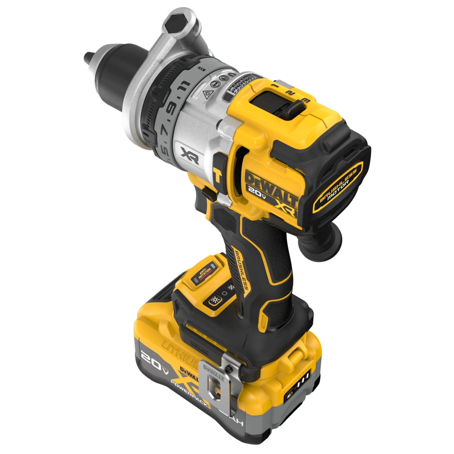 DEWALT XR 1/2-in 20-volt Max Variable Speed Brushless Cordless Hammer Drill ( 1 -Batteries And Charger Included ) 17 DEWALT XR 1/2-in 20-volt Max Variable Speed Brushless Cordless Hammer Drill ( 1 -Batteries And Charger Included ) - Image 17