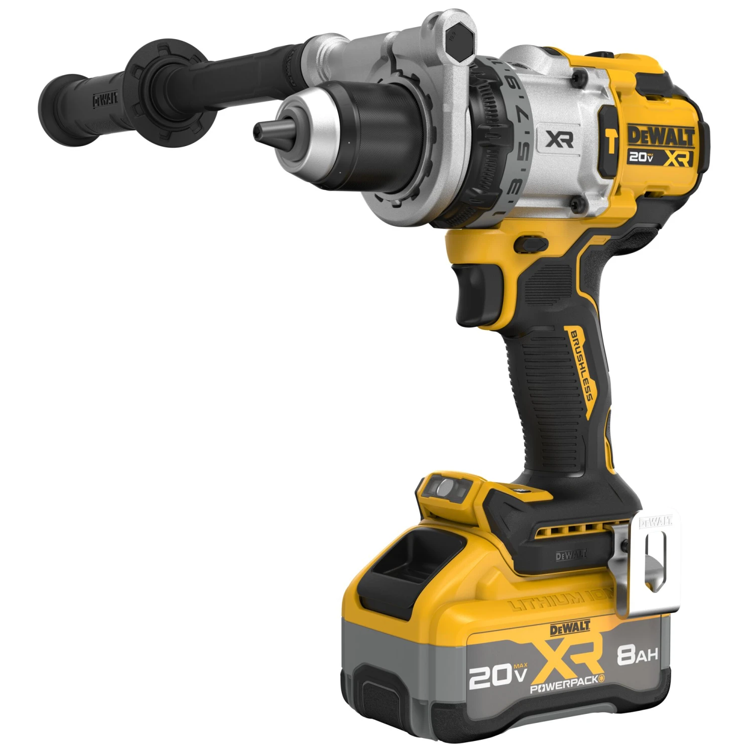 DEWALT XR 1/2-in 20-volt Max Variable Speed Brushless Cordless Hammer Drill ( 1 -Batteries And Charger Included ) 18 DEWALT XR 1/2-in 20-volt Max Variable Speed Brushless Cordless Hammer Drill ( 1 -Batteries And Charger Included ) - Image 18