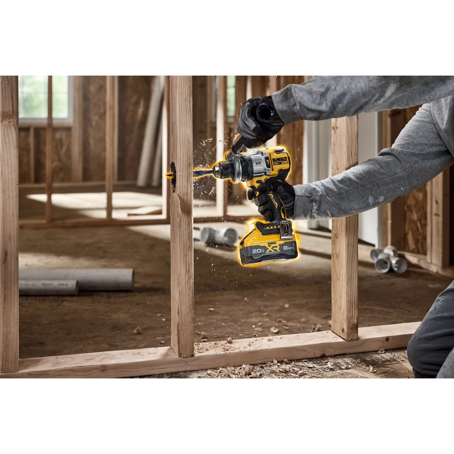 DEWALT XR 1/2-in 20-volt Max Variable Speed Brushless Cordless Hammer Drill ( 1 -Batteries And Charger Included ) 19 DEWALT XR 1/2-in 20-volt Max Variable Speed Brushless Cordless Hammer Drill ( 1 -Batteries And Charger Included ) - Image 19