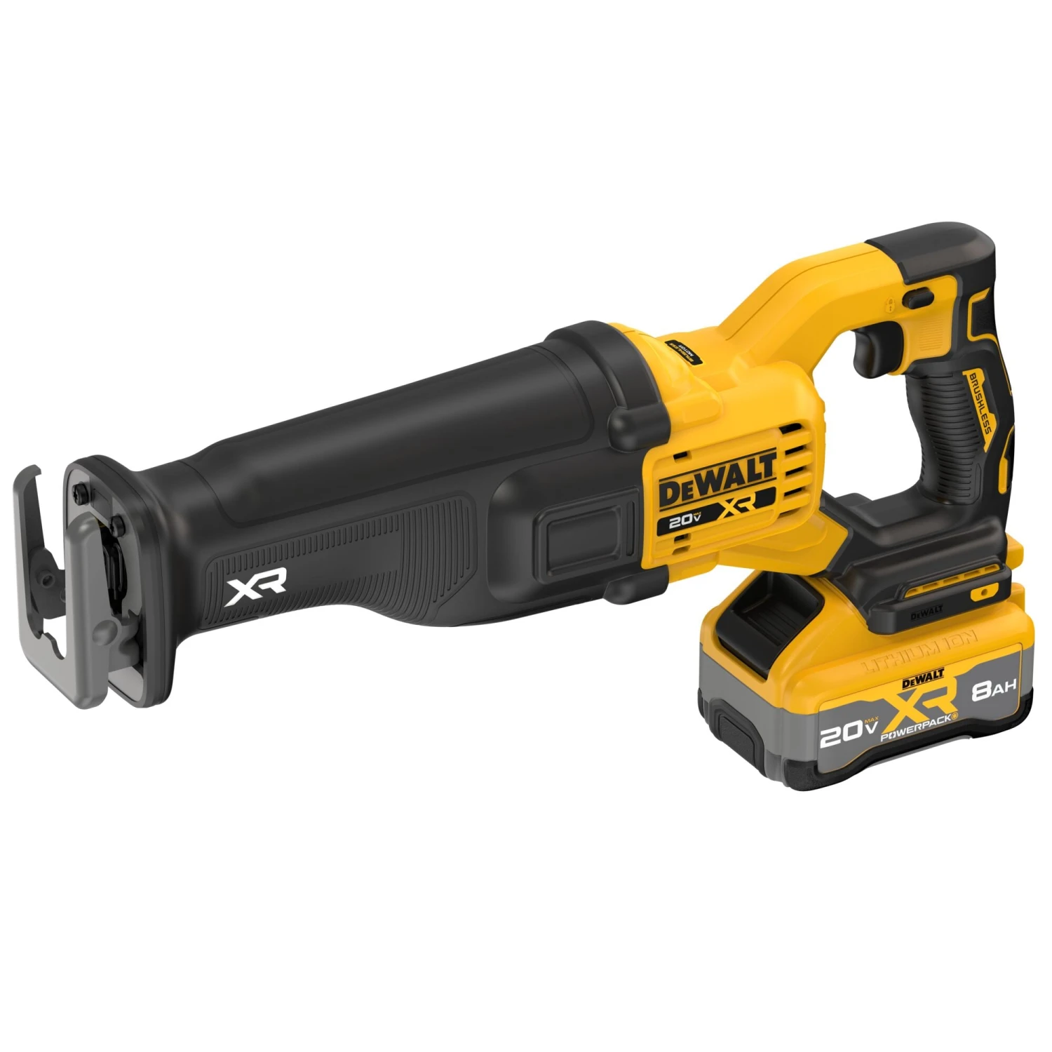 DEWALT XR 20-volt Max Variable Speed Brushless Cordless Reciprocating Saw ( Battery Included And Charger Included ) 13 DEWALT XR 20-volt Max Variable Speed Brushless Cordless Reciprocating Saw ( Battery Included And Charger Included ) - Image 13