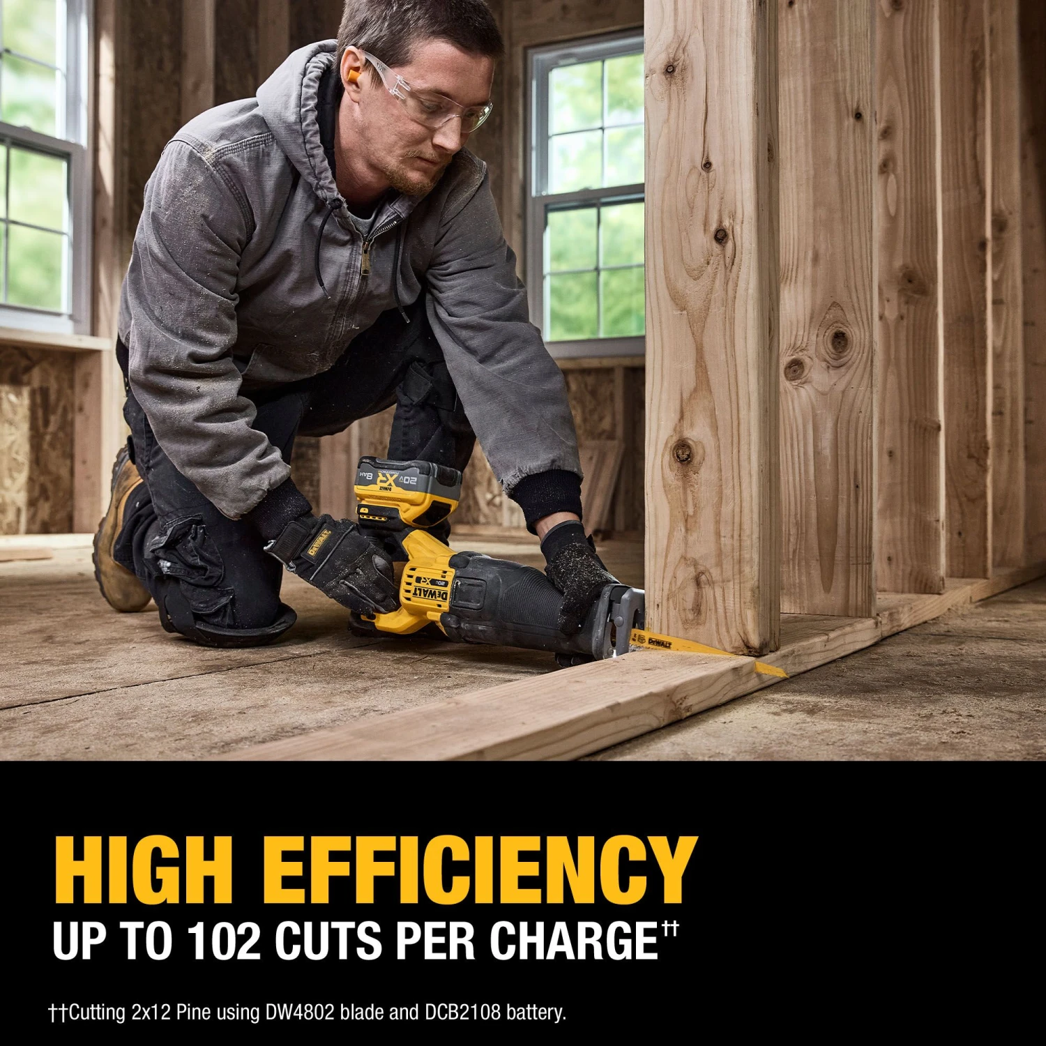 DEWALT XR 20-volt Max Variable Speed Brushless Cordless Reciprocating Saw ( Battery Included And Charger Included ) 7 DEWALT XR 20-volt Max Variable Speed Brushless Cordless Reciprocating Saw ( Battery Included And Charger Included ) - Image 7