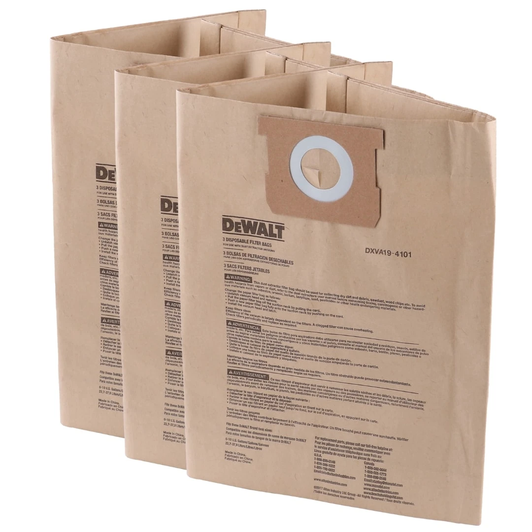 DEWALT 3 -Pack Large Dry Shop Vacuum Collection Filter 2 DEWALT 3 -Pack Large Dry Shop Vacuum Collection Filter - Image 2