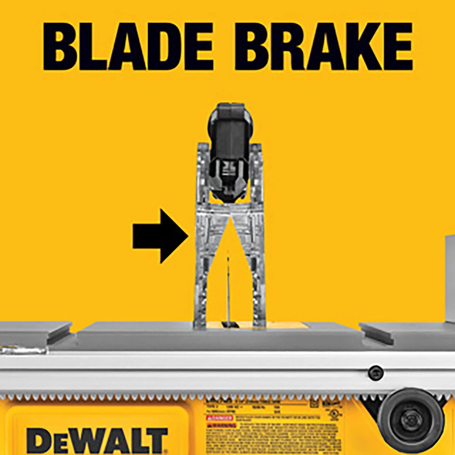 DEWALT 8.25-in 15 -Amp Portable Jobsite Table Saw With Folding Stand 7 DEWALT 8.25-in 15 -Amp Portable Jobsite Table Saw With Folding Stand - Image 7