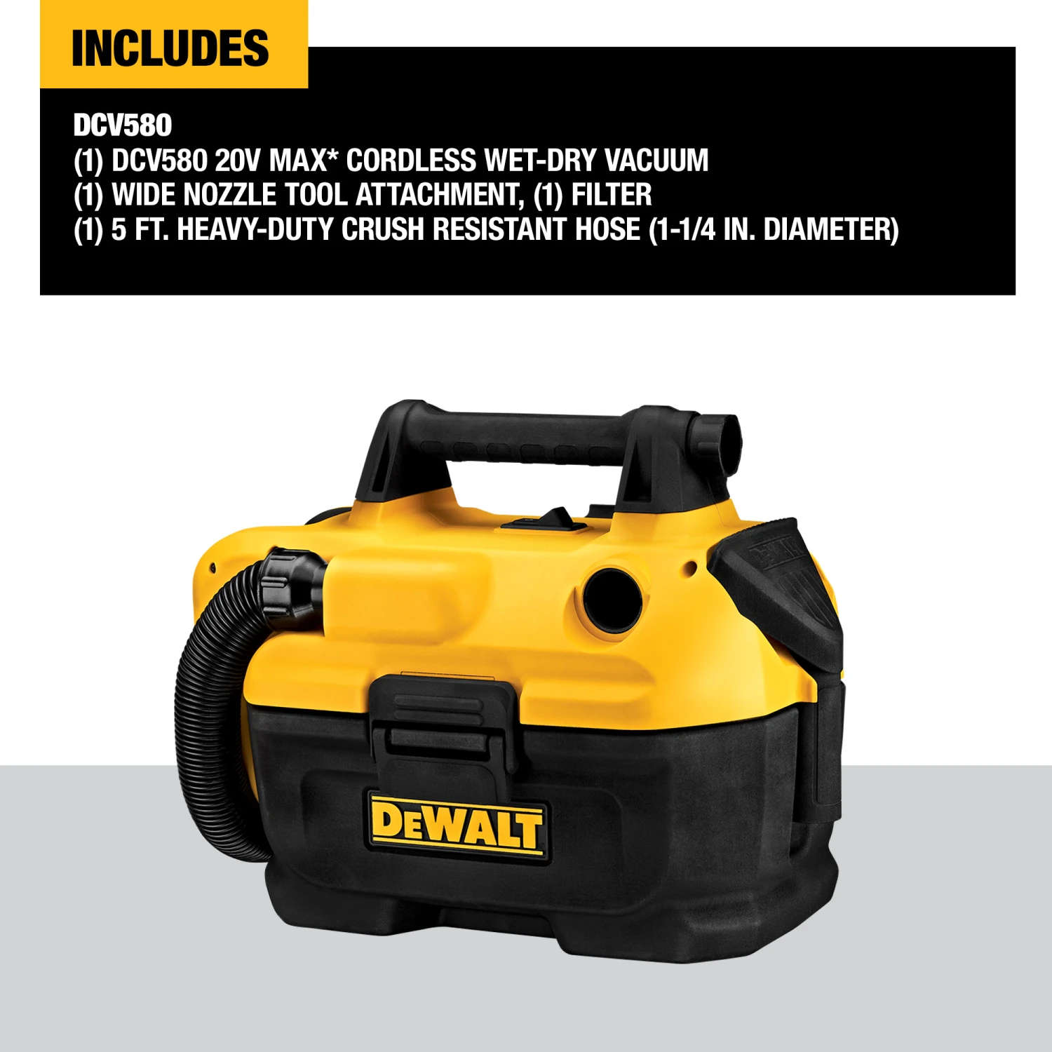 DEWALT 20-volt Max 2.0-Gallon Cordless Wet/Dry Shop Vacuum (Battery Not Included) 2 DEWALT 20-volt Max 2.0-Gallon Cordless Wet/Dry Shop Vacuum (Battery Not Included) - Image 2