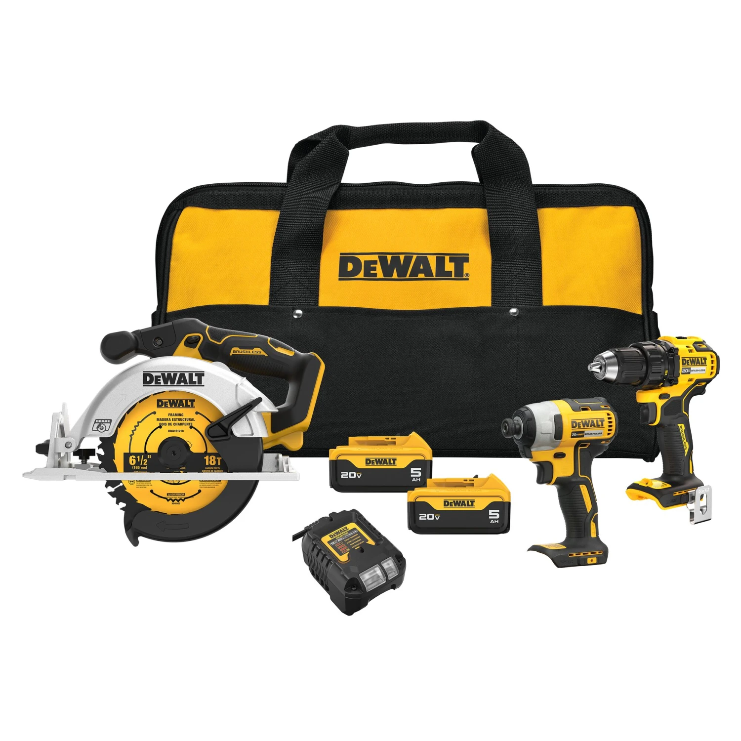 DEWALT 20V MAX 3-TOOL COMBO KIT 1 DEWALT 20V MAX 3-TOOL COMBO KIT