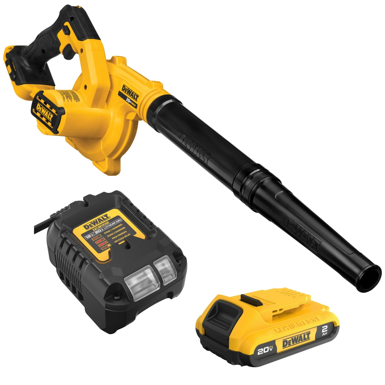 DEWALT 20-volt Max Jobsite Blower 1 Battery(s) Included 1 DEWALT 20-volt Max Jobsite Blower 1 Battery(s) Included