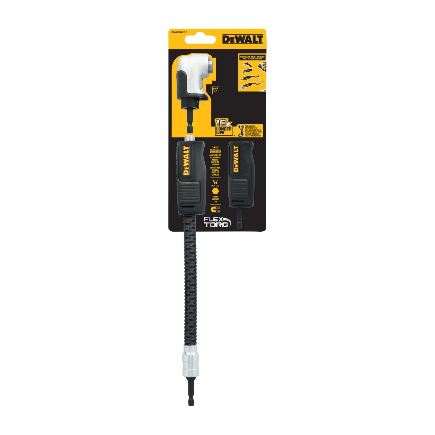 DEWALT ELITE SERIES 3 -Pack Right Angle Drill Attachment 1 DEWALT ELITE SERIES 3 -Pack Right Angle Drill Attachment